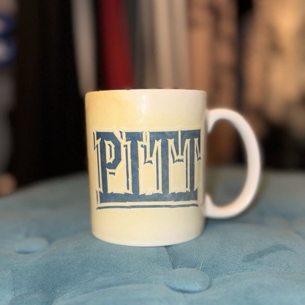 University of Pittsburgh PITT Coffee Mug Blue White Vintage Collegiate Cup